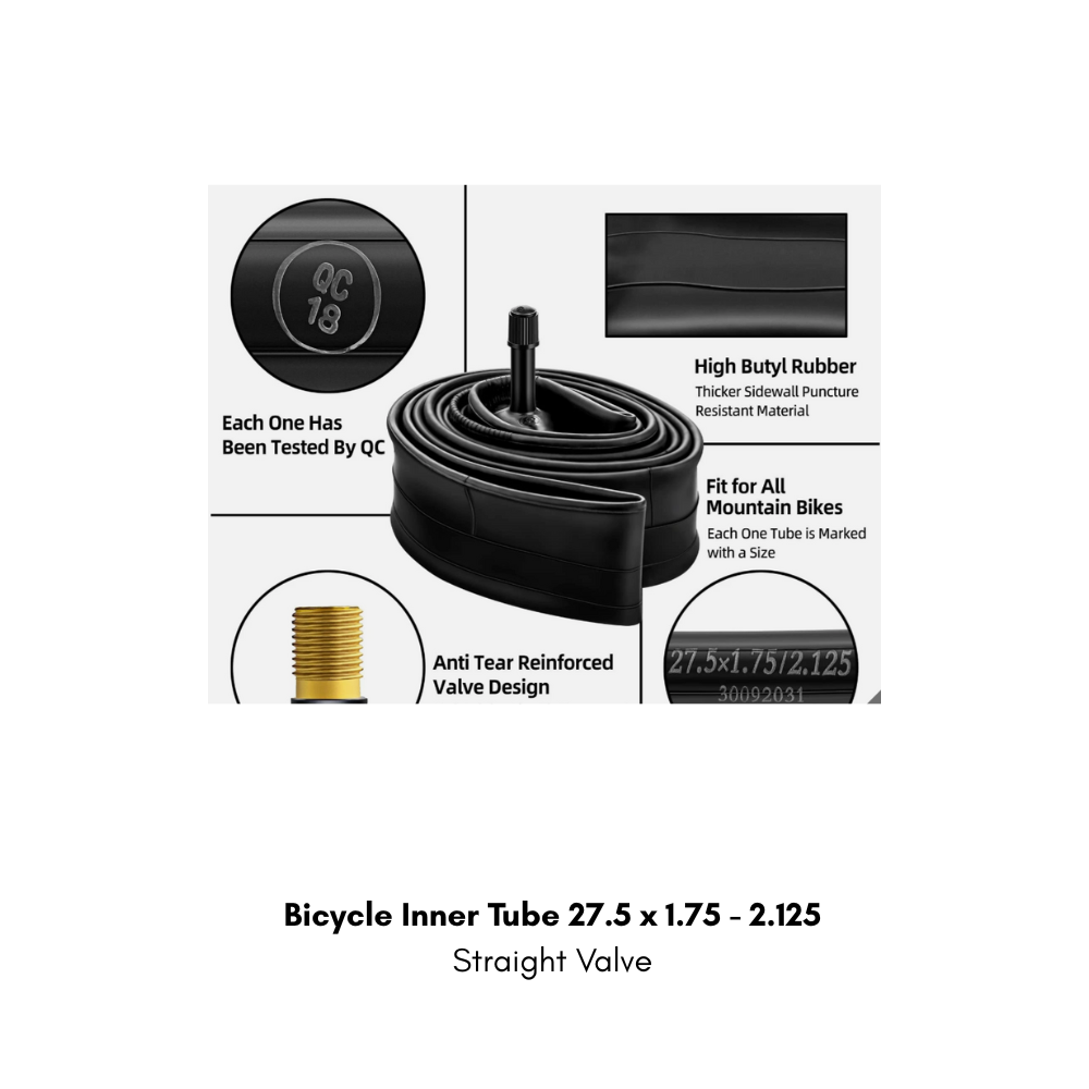 Bicycle Tube 27.5 x 1.75/1.95/2.10/2.125