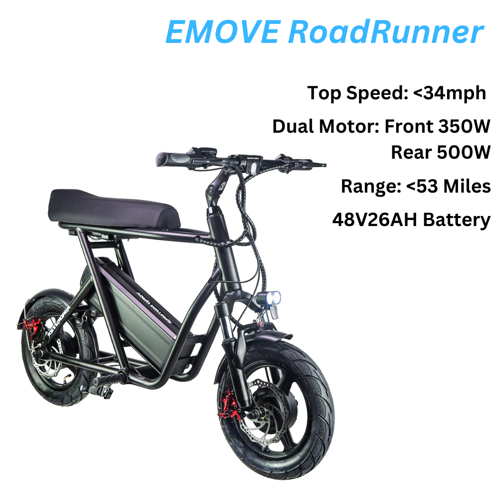 EMOVE RoadRunner V2 850W Seated eScooter HyperRides