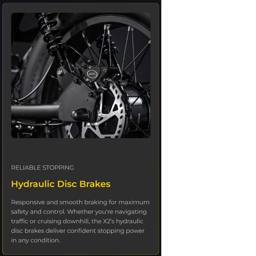 Macfox X2 Full Suspension 1000W Electric Bike