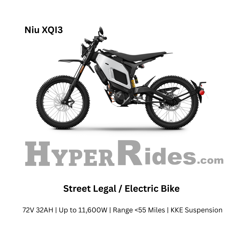 Niu Xqi3 Electric Dirt Bike / Moped Street Legal