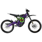 Purple Dirt Bike with Green Stickers Surron Light Bee X LBX