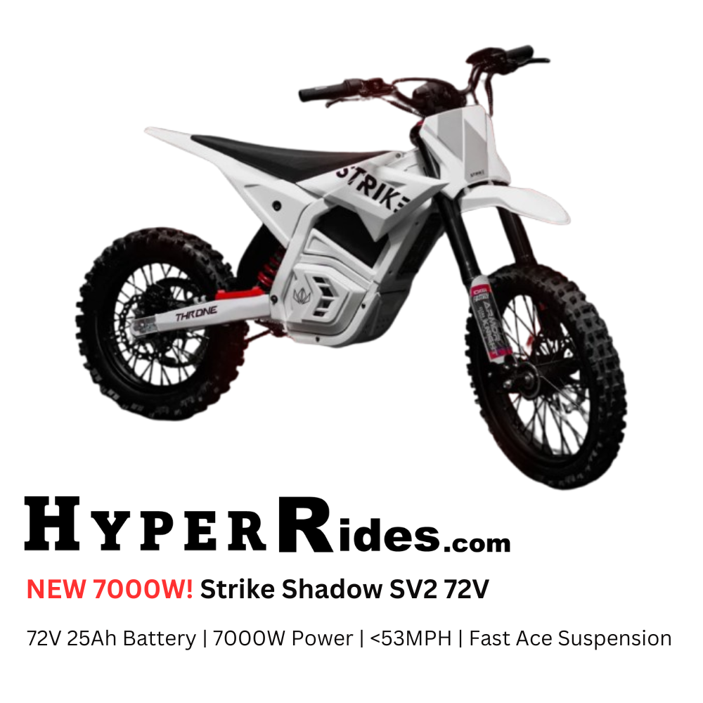 Strike Shadow SV2 72V by Throne Cycles (BOGO Free Ship)