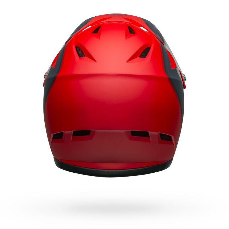 Bell Sanction Matte Crimson/Grey Helmet - Medium