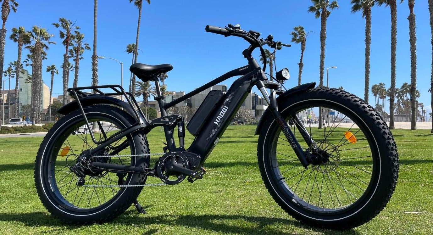 HAOQI Cheetah Full Suspension Electric Bike - 2 Battery Version