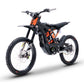Black Dirt Bike with Orange Stickers Surron Light Bee X LBX