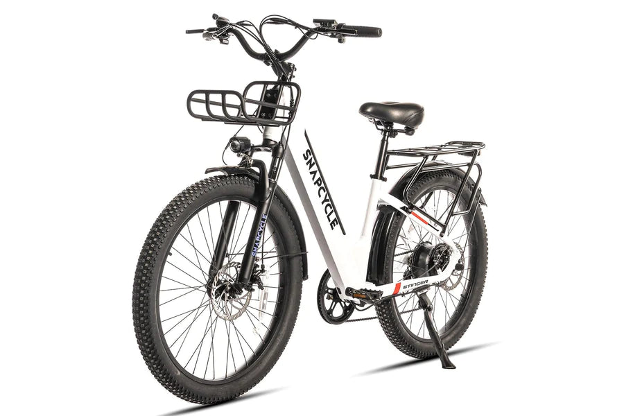 Snapcycle Stinger White eBike