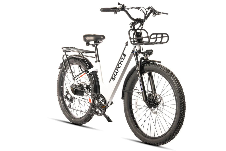 Snapcycle Stinger White eBike