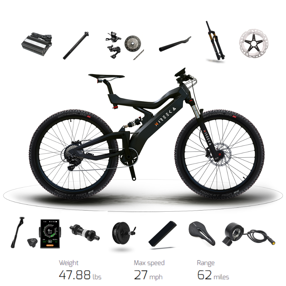 Nireeka Homie 500 | Matte Black 17" | Ultimate Armour Tire Package | DEMO | In Stock