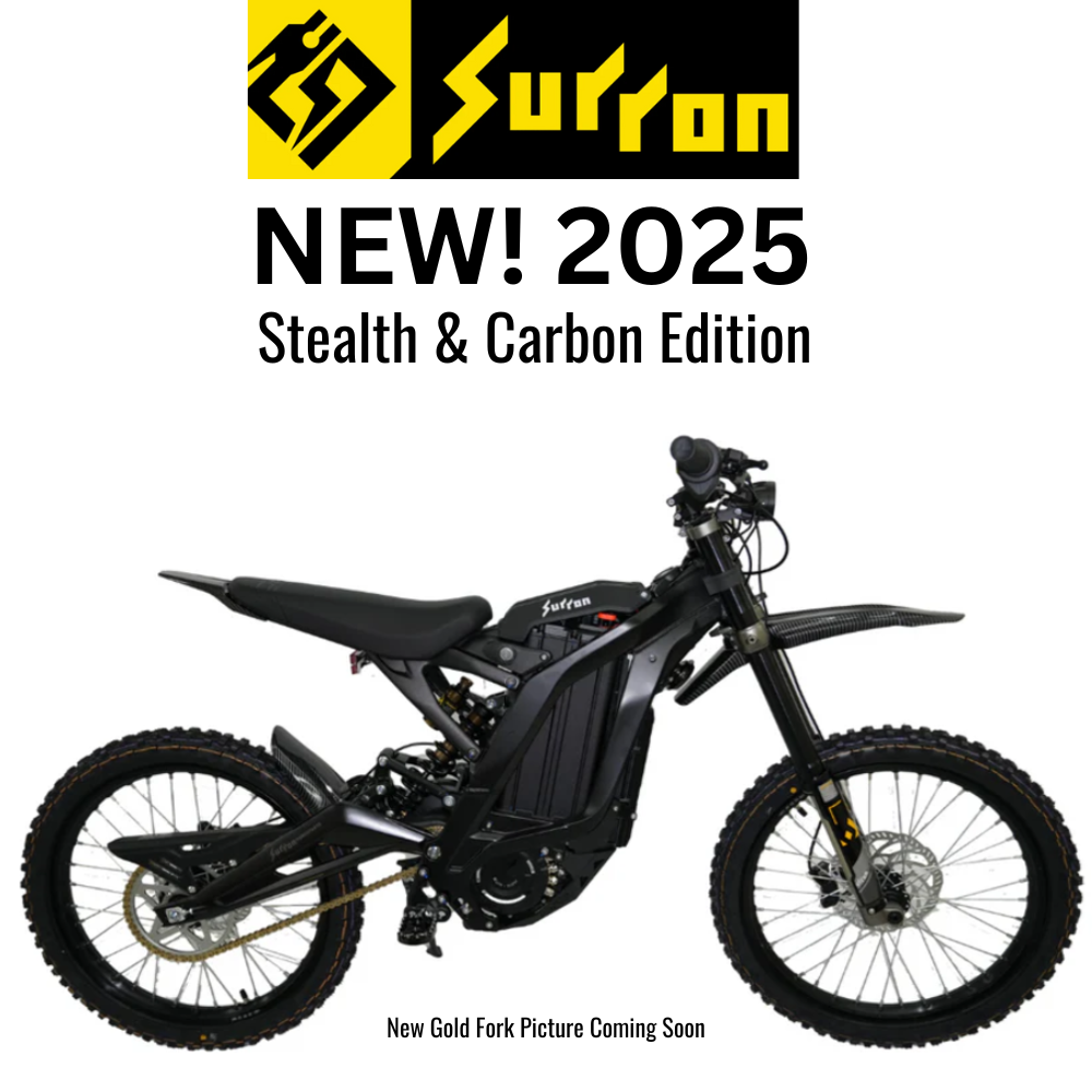 2025 SurRon Light Bee X 8kW | Carbon / Stealth Edition