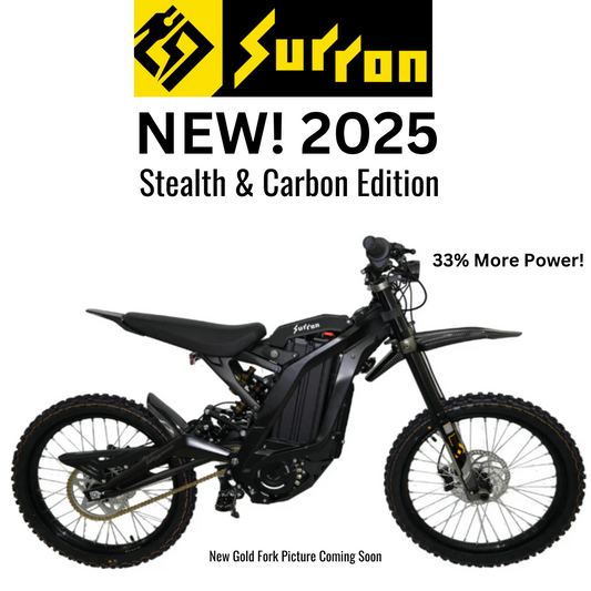 2025 SurRon Light Bee X 8kW | Stealth / Carbon Edition