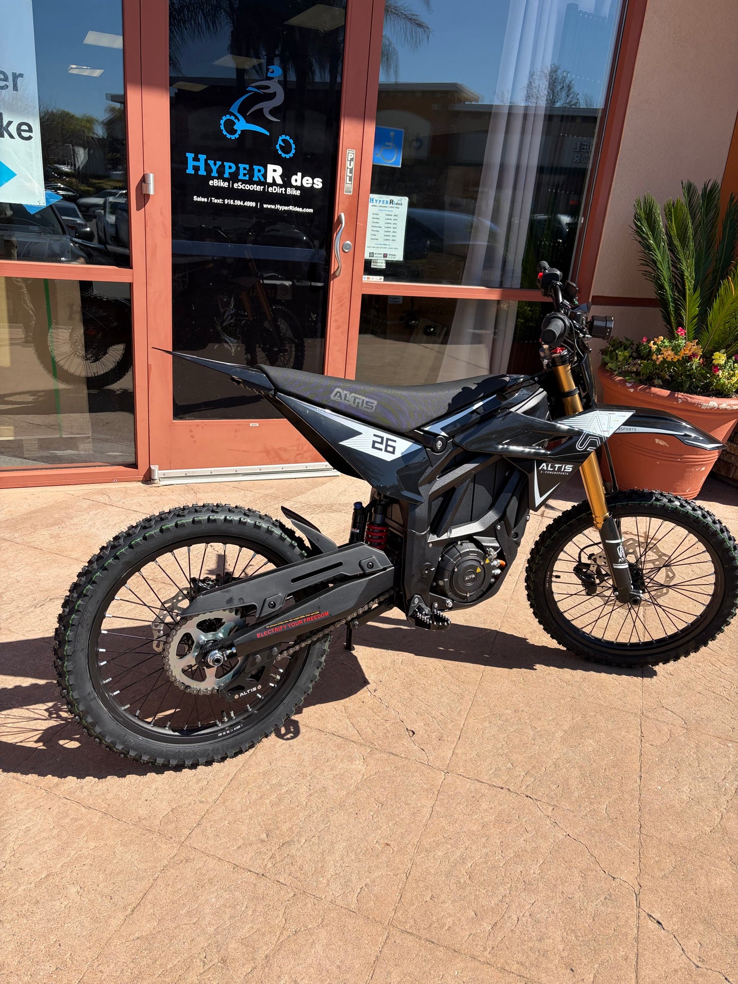 Altis Sigma 2026 Electric Dirt Bike 98V 25kW