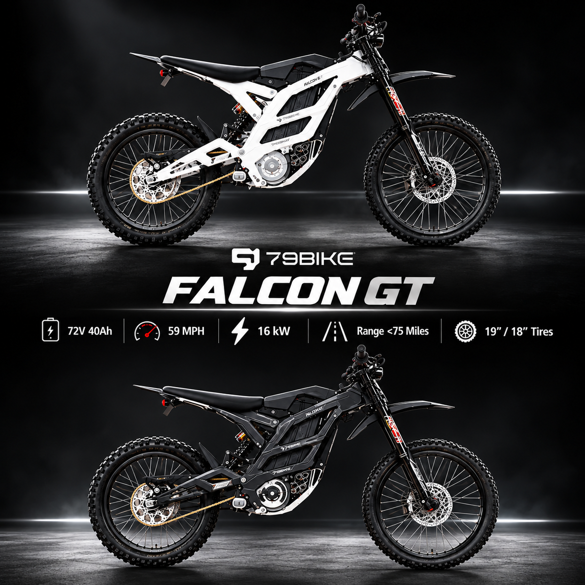 79Bike Falcon GT | 16kW eDirt Bike