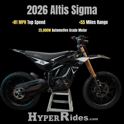 Altis Sigma 2026 Electric Dirt Bike 98V 25kW