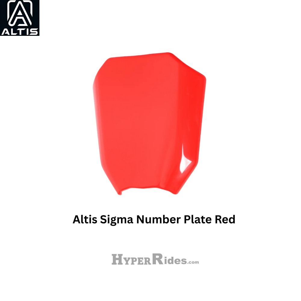 Altis Sigma Number Plate (Free Ship)