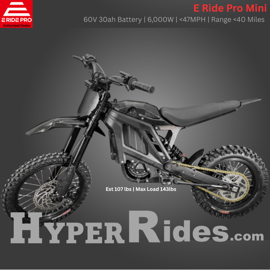 E Ride Pro Mini eDirt Bike