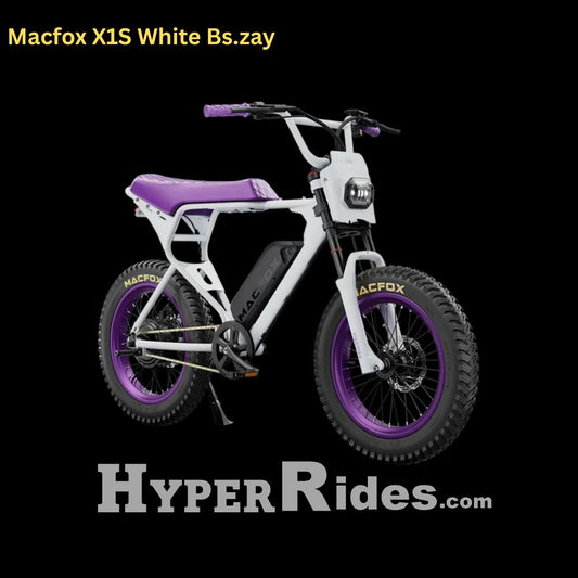 Macfox X1S Purple x Bs.zay Electric Bike