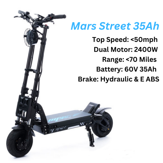 Mars Street 35AH eScooter (Street Tire ETA 3–4 Months)