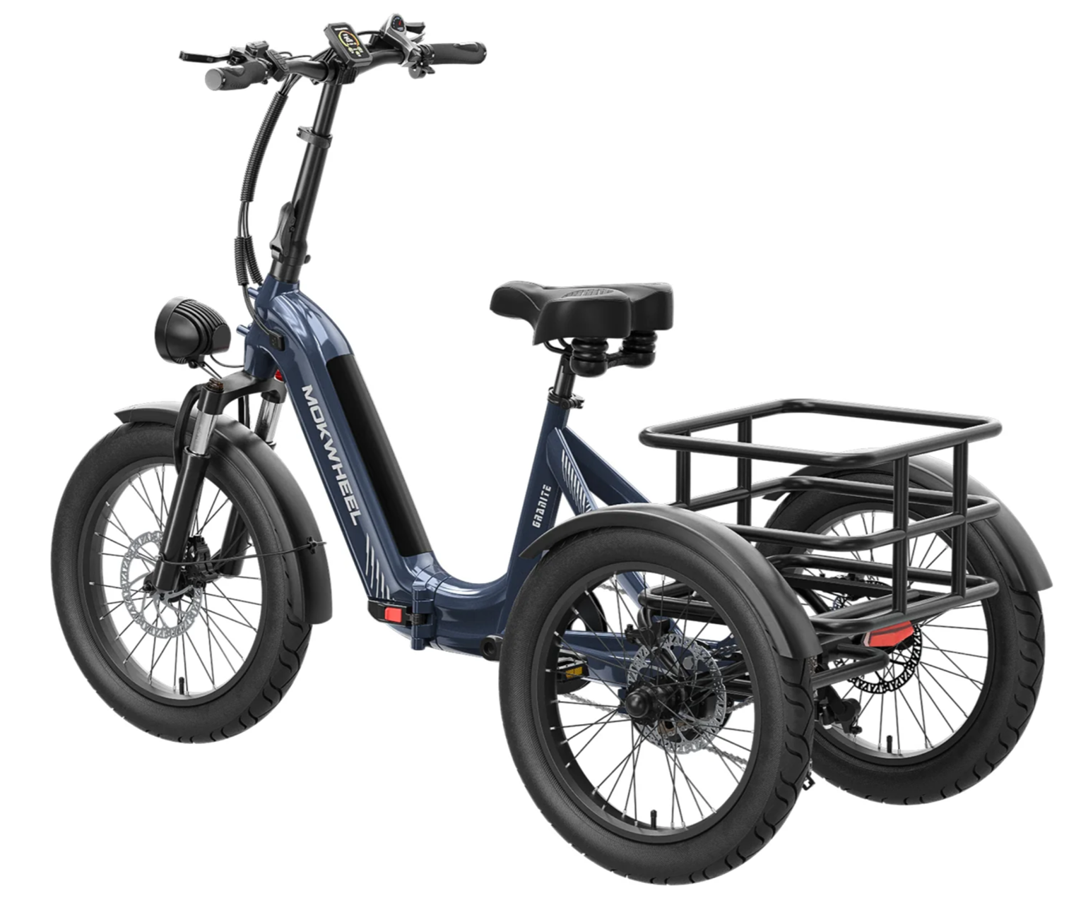 Mokwheel Electric Foldable Tricycle - Granite eBike / Trike Mokwheel Electric Foldable Tricycle - Granite eBike / Trike
