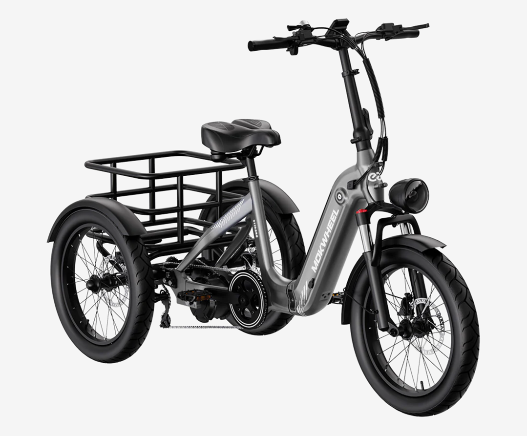 Mokwheel Electric Foldable Tricycle - Granite eBike / Trike