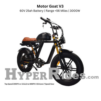 Motor Goat V3 EBike 48MPH 3000W