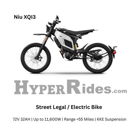 Niu Xqi3 Electric Dirt Bike / Moped Street Legal