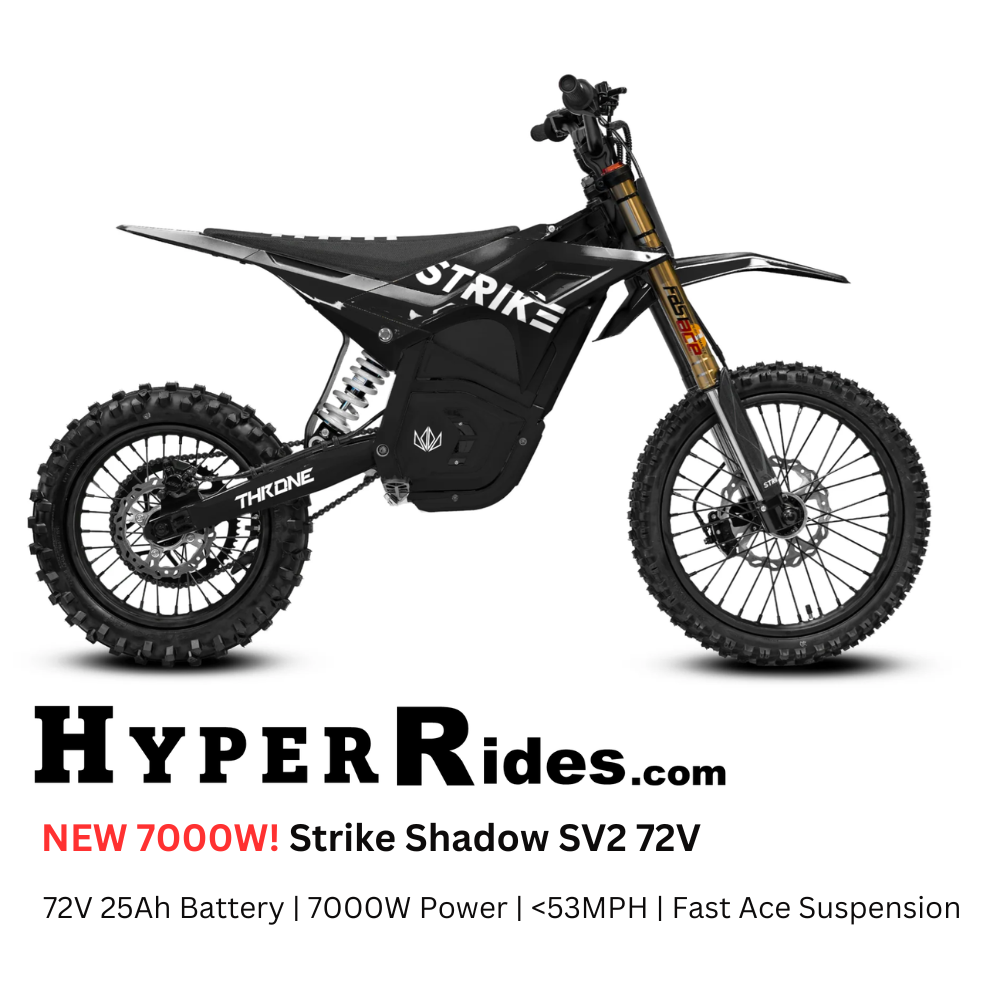 Strike Shadow SV2 72V by Throne Cycles (BOGO Free Ship)