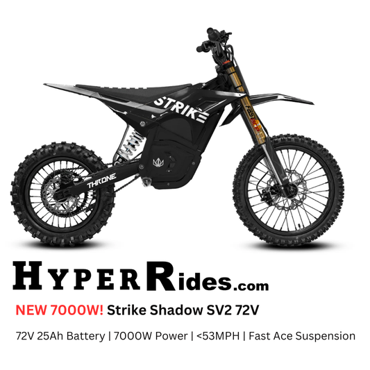 Strike Shadow SV2 72V by Throne Cycles (BOGO Free Ship)