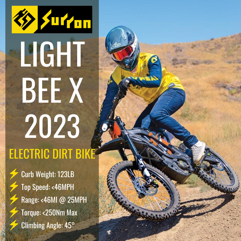 Bee X Rider SurRon Light Bee X 40ah - Black Frame – HyperRides