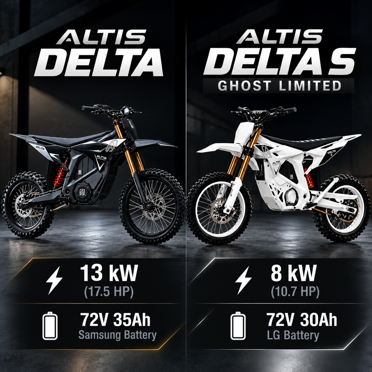 Altis Delta / Delta S Electric Dirt Bike