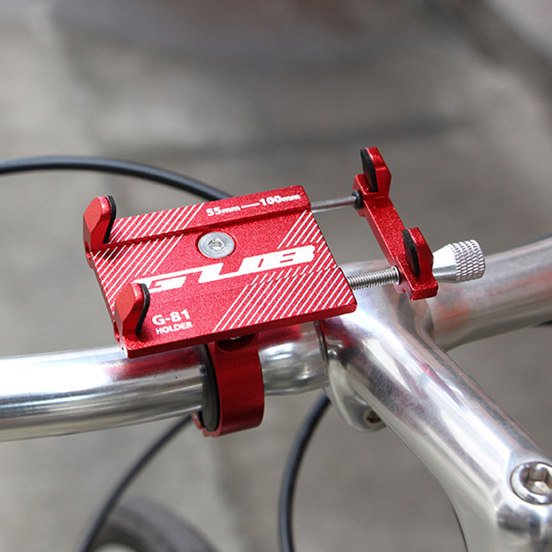 GUB G-81 Red Bicycle Phone Mount Stand