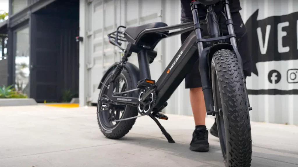 Meebike Gallop Step Over Black eBike