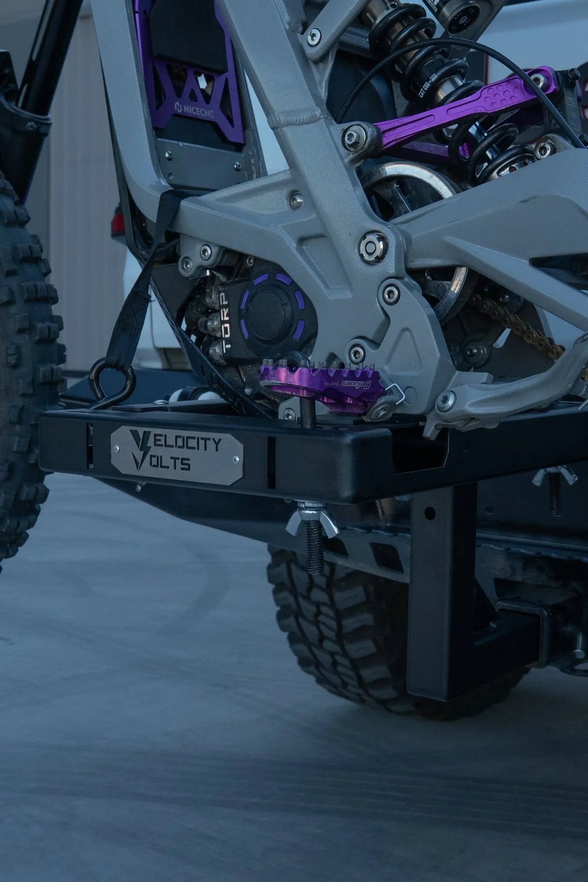 Velocity Volts Bike Carrier For E-Moto | Surron Bike Carrier