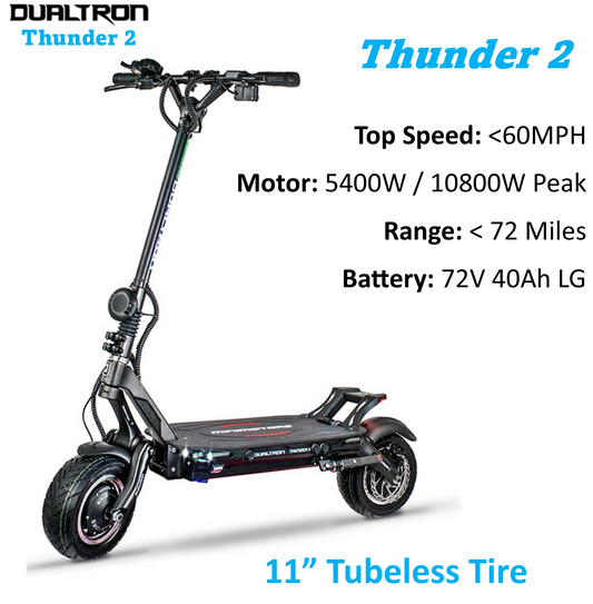 Dualtron Thunder 2 (Peak 10,080W) $4299