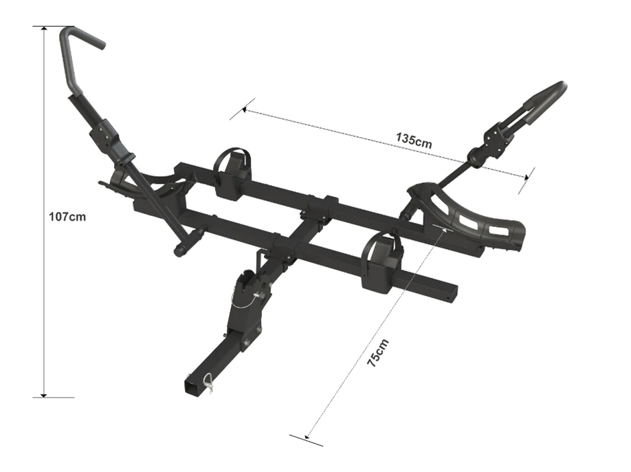 Mokwheel E Bike Hitch Rack / Carrier