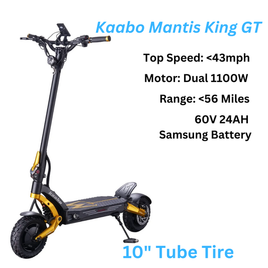 Kaabo Mantis King GT Gold Electric Scooter