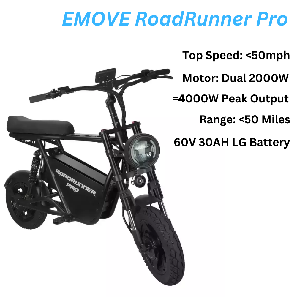 EMOVE RoadRunner Pro Seated eScooter (In Stock!)